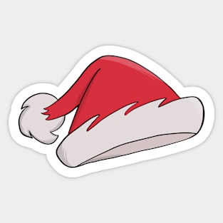 Adorable Santa Claus hat Sticker